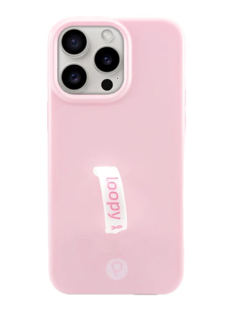 NWT Loopy BLUSH Pink iPhone 15 Pro Max Phone Case - Righty